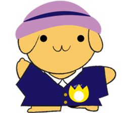 Golden retriever.The second version. sticker #11463302