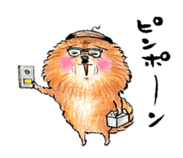 pome-manian3 sticker #11464105