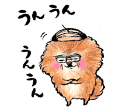 pome-manian3 sticker #11464108