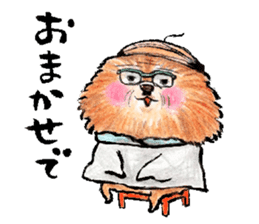 pome-manian3 sticker #11464111