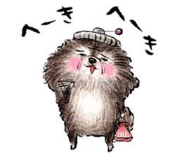 pome-manian3 sticker #11464122