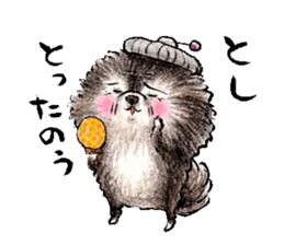 pome-manian3 sticker #11464123