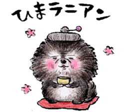 pome-manian3 sticker #11464128