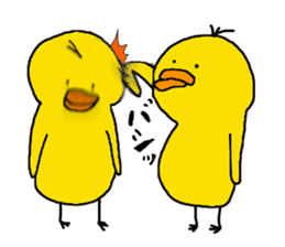 cheep('8')chick 3 sticker #11464509