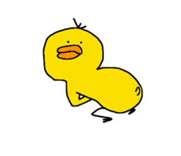 cheep('8')chick 3 sticker #11464512