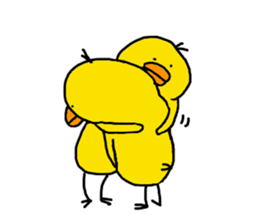 cheep('8')chick 3 sticker #11464514