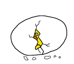 cheep('8')chick 3 sticker #11464534