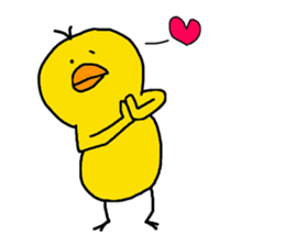 cheep('8')chick 3 sticker #11464536