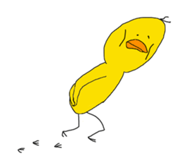 cheep('8')chick 3 sticker #11464537