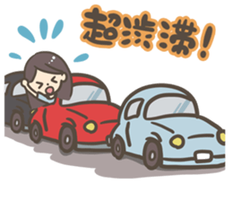 An employee's Japanese wife in Bangkok sticker #11465203