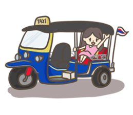 An employee's Japanese wife in Bangkok sticker #11465204