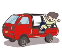 An employee's Japanese wife in Bangkok sticker #11465205