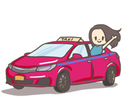 An employee's Japanese wife in Bangkok sticker #11465206