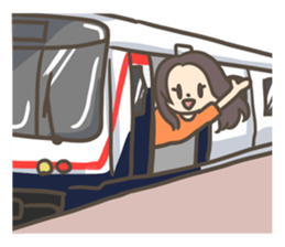 An employee's Japanese wife in Bangkok sticker #11465207