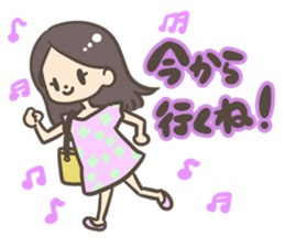 An employee's Japanese wife in Bangkok sticker #11465208