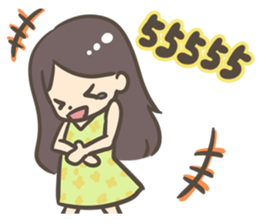 An employee's Japanese wife in Bangkok sticker #11465222