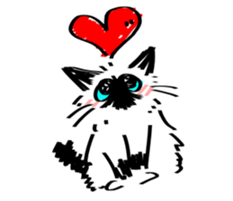 My Birman cat sticker #11465226