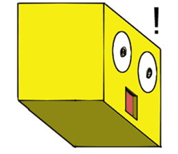 yellow robot2 sticker #11465334