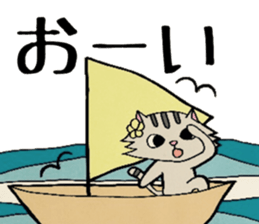 Hawaiian cats LOCO&MOCO sticker #11465726