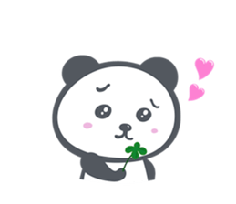 Panda in Wonderland sticker #11466147