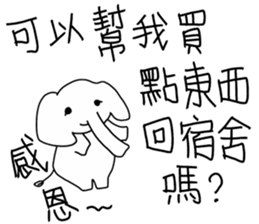 The Elephantman on Campus (Vol.2) sticker #11466314