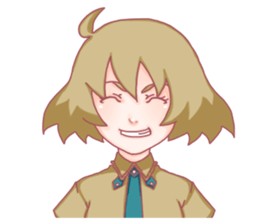 Girl hard worker sticker #11466910