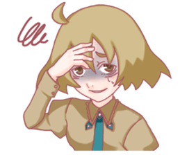 Girl hard worker sticker #11466913