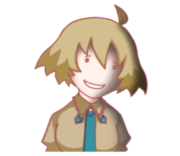 Girl hard worker sticker #11466914