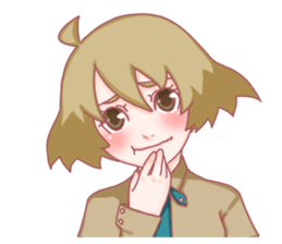 Girl hard worker sticker #11466920