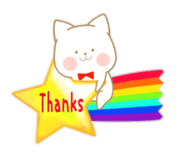 Strawberry & Orange, Rabbit & Cat sticker #11467147