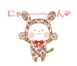 Strawberry & Orange, Rabbit & Cat sticker #11467166