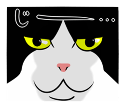 A little fat cat 5 sticker #11467265