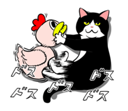 A little fat cat 5 sticker #11467278