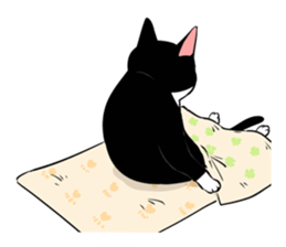 A little fat cat 5 sticker #11467290