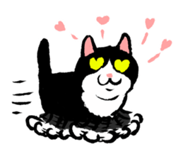 A little fat cat 5 sticker #11467300