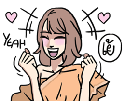 AsB - 121 Sabai Girls Heardcor JaoKa sticker #11467427