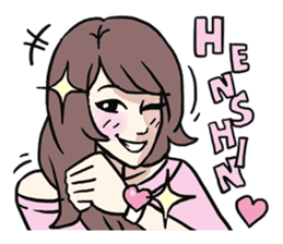 AsB - 114 Heart Girl & Heart Ranger sticker #11467752