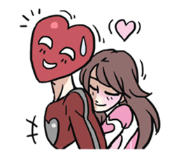 AsB - 114 Heart Girl & Heart Ranger sticker #11467759