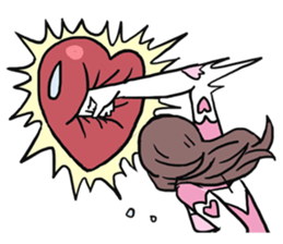 AsB - 114 Heart Girl & Heart Ranger sticker #11467762