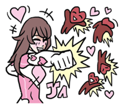 AsB - 114 Heart Girl & Heart Ranger sticker #11467765