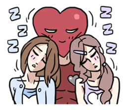 AsB - 114 Heart Girl & Heart Ranger sticker #11467772