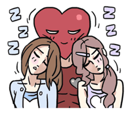 AsB - 114 Heart Girl & Heart Ranger sticker #11467772