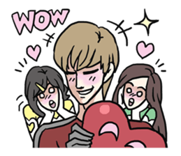 AsB - 114 Heart Girl & Heart Ranger sticker #11467774