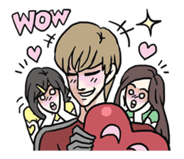 AsB - 114 Heart Girl & Heart Ranger sticker #11467774