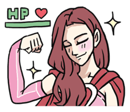 AsB - 114 Heart Girl & Heart Ranger sticker #11467778