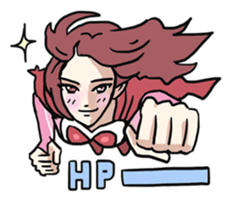 AsB - 114 Heart Girl & Heart Ranger sticker #11467779