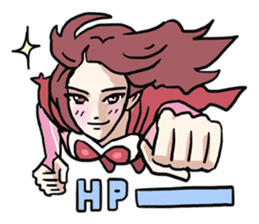 AsB - 114 Heart Girl & Heart Ranger sticker #11467779