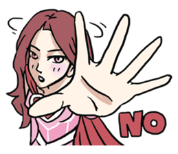 AsB - 114 Heart Girl & Heart Ranger sticker #11467781