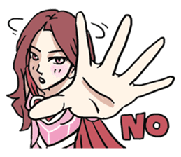 AsB - 114 Heart Girl & Heart Ranger sticker #11467781