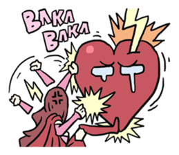 AsB - 114 Heart Girl & Heart Ranger sticker #11467782
